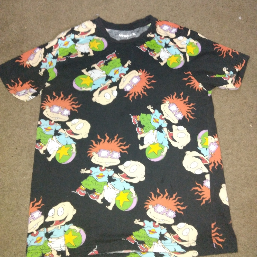 Black rugrats t-shirt